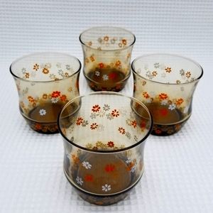 Vintage Drinking Glasses - Set of 4